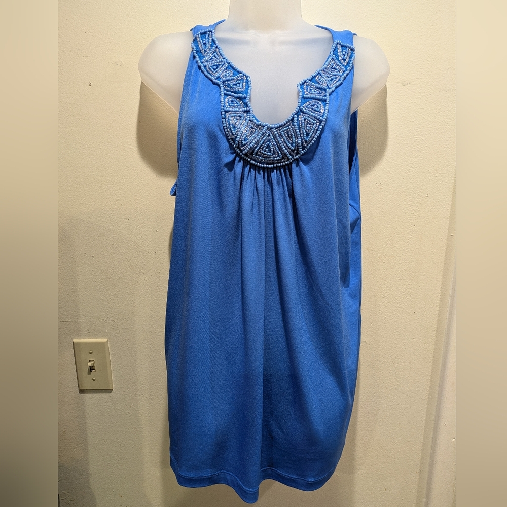 Dana Buchman Vibrant Blue Top Size Xl